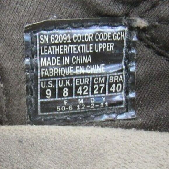 Skechers 62091 Men's Brown Leather Comfort Hiking Fisherman Sandals Size 9 - Picture 7 of 7